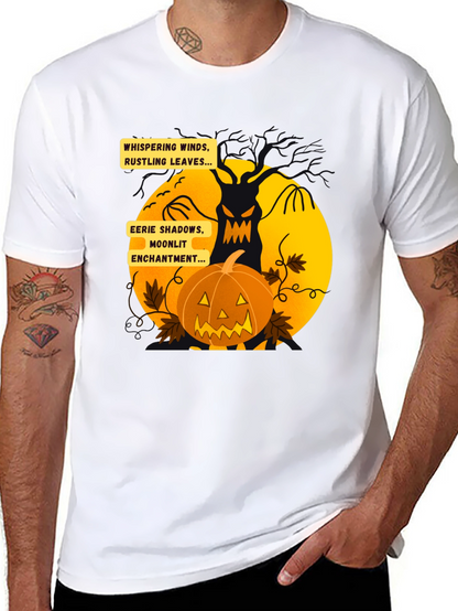 Halloween Theme T-Shirt - Whispering Winds Design