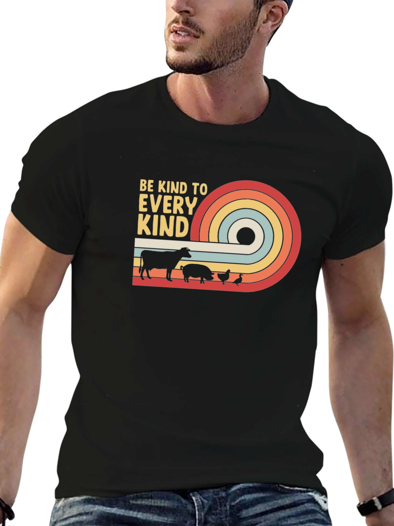Be Kind to Every Kind T-Shirt - Black
