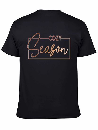Cozy Season Black Graphic Tee