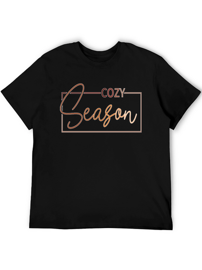 Cozy Season Black Graphic Tee