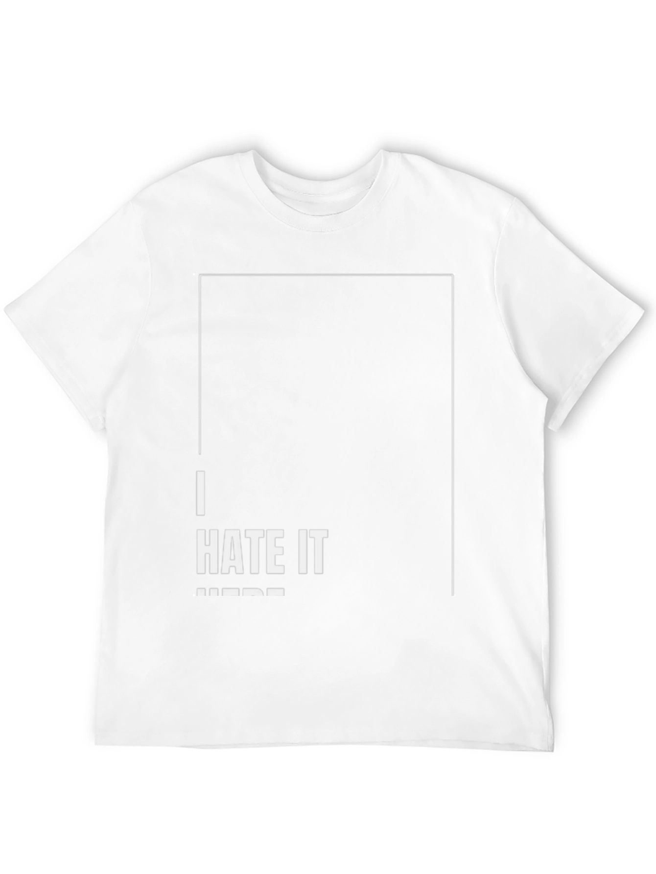 I Hate It Here Graphic T-Shirt - Black