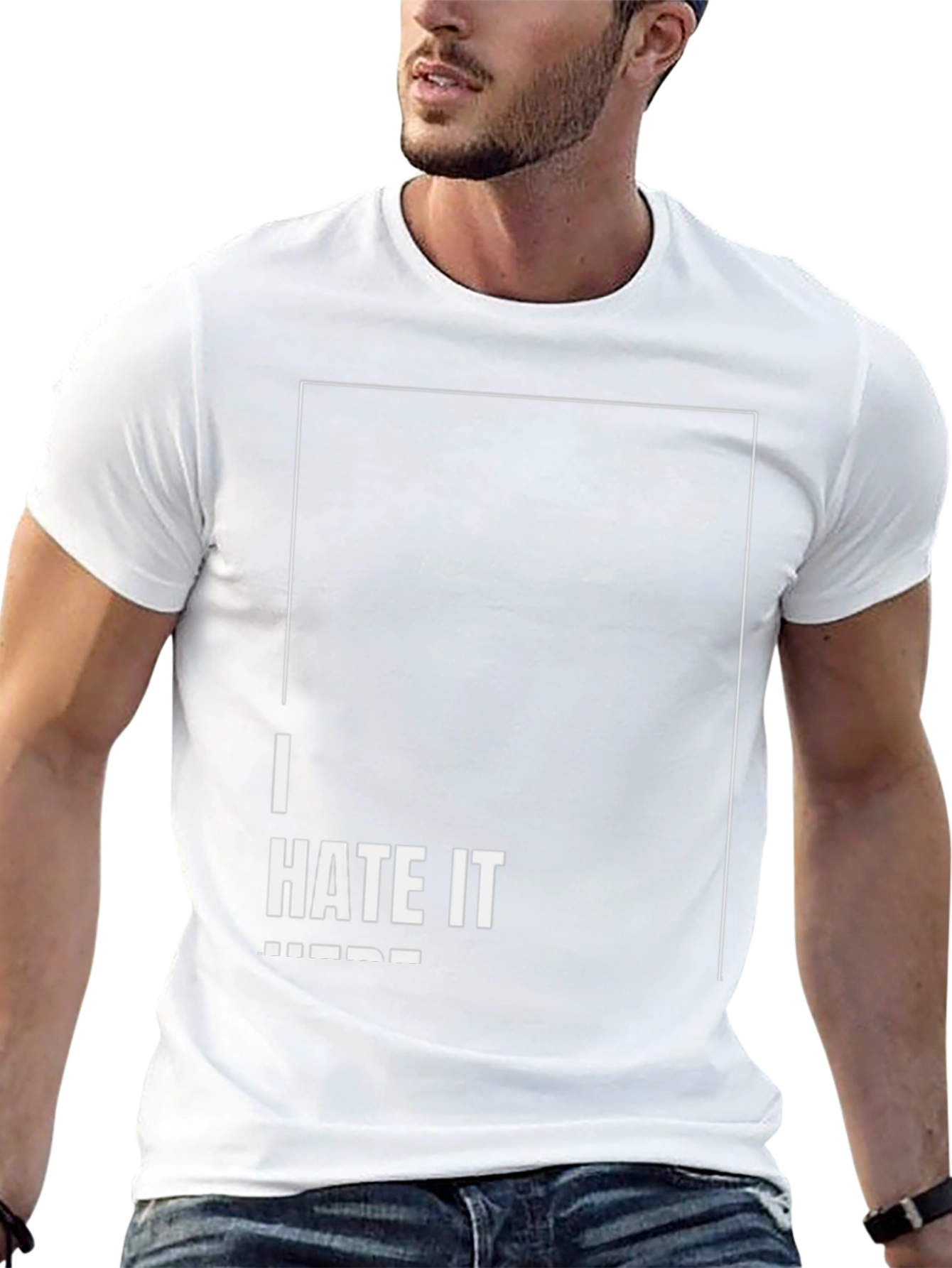 I Hate It Here Graphic T-Shirt - Black