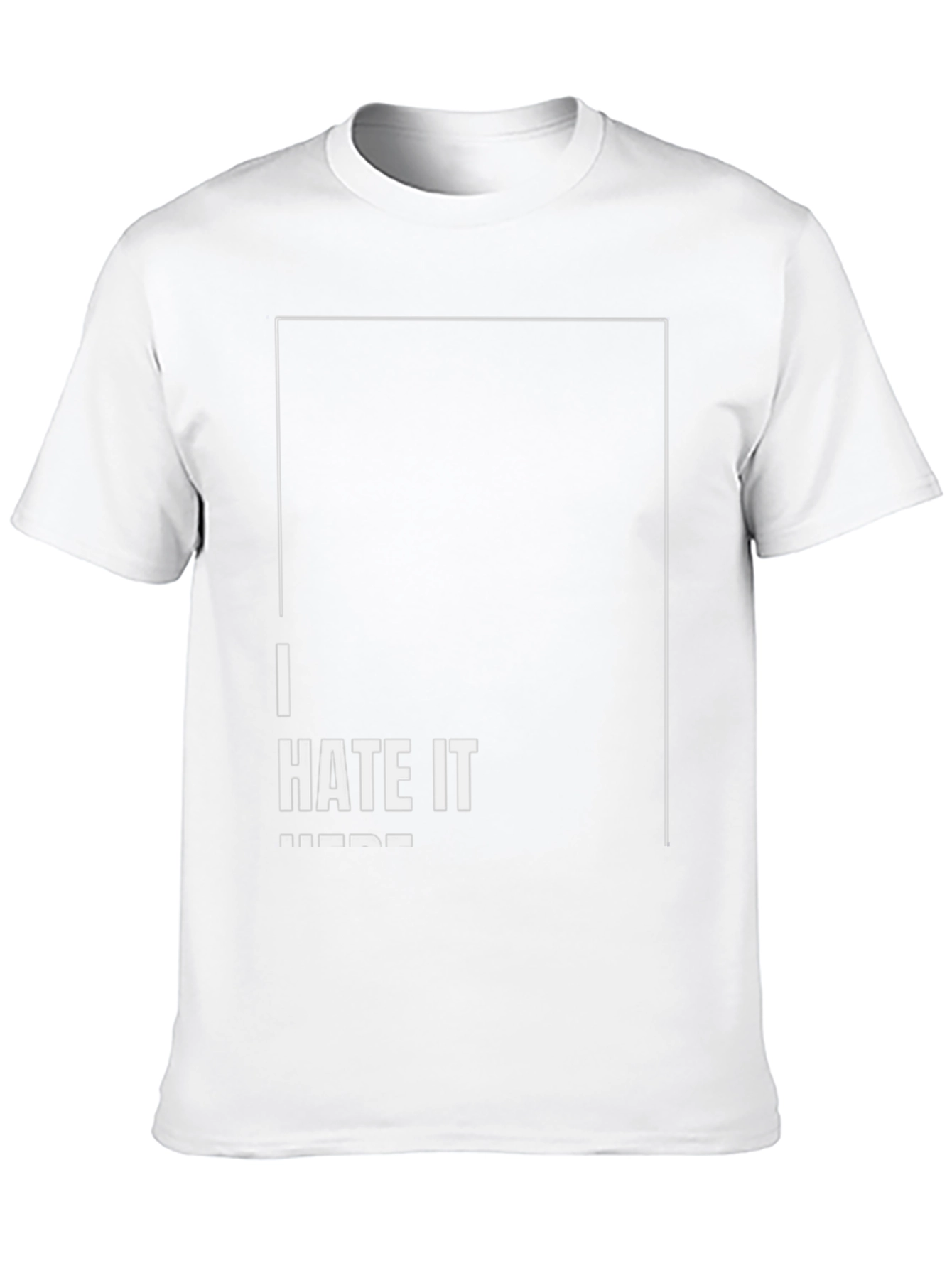 I Hate It Here Graphic T-Shirt - Black