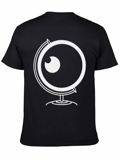 Globe Eyeball Graphic Black T-Shirt