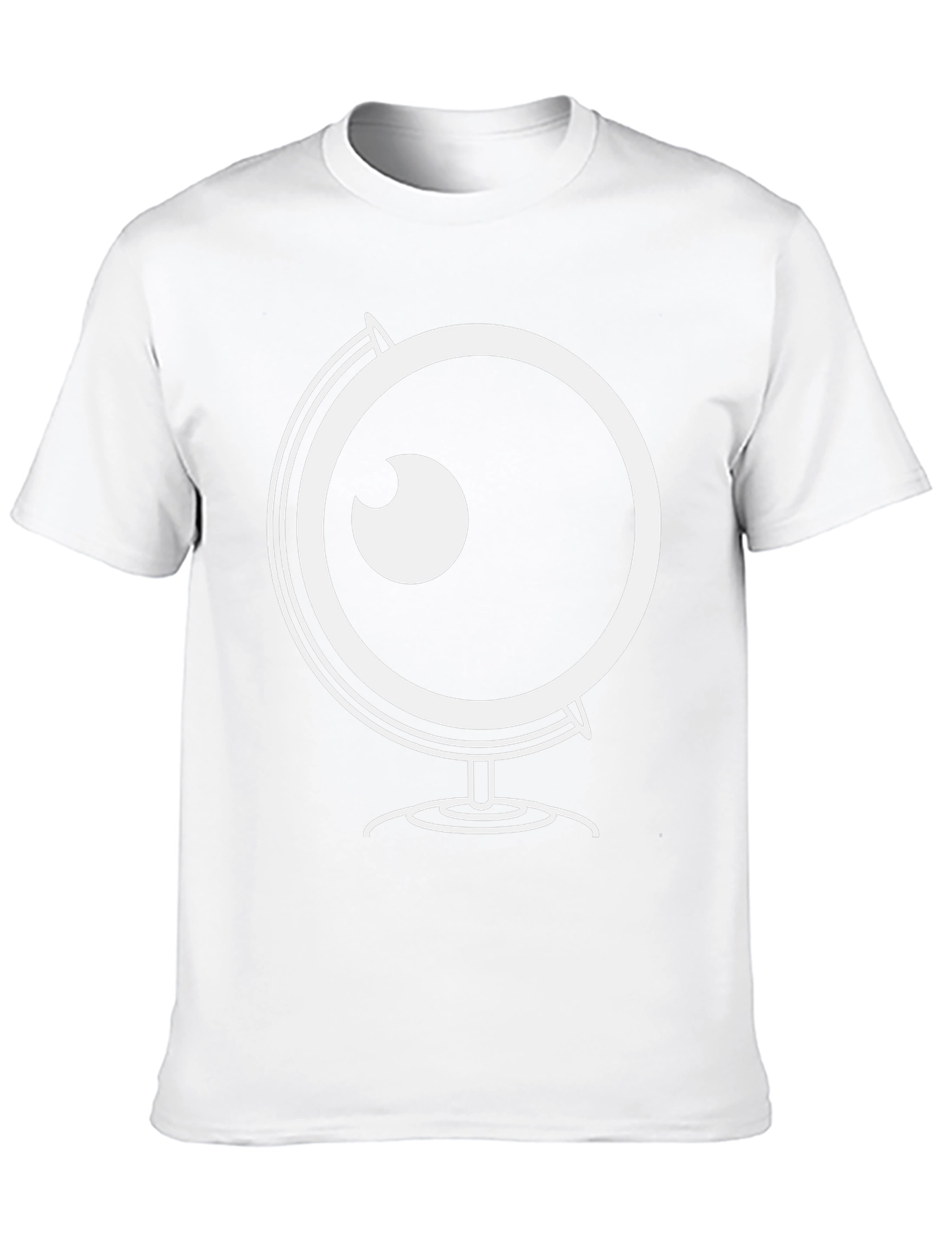 Globe Eyeball Graphic Black T-Shirt