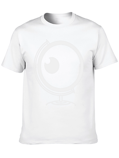 Globe Eyeball Graphic Black T-Shirt