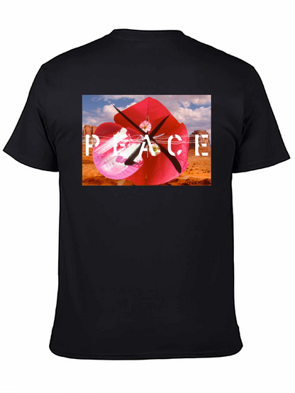 Peace Kite Black T-Shirt