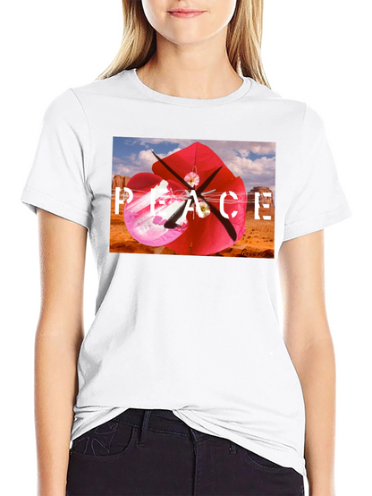 Peace Kite Black T-Shirt