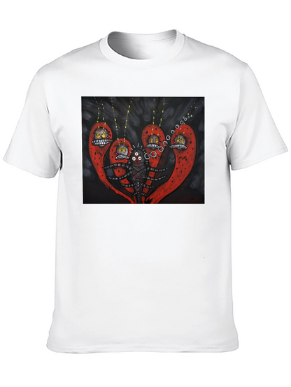 Surreal Creature Graphic Black T-Shirt