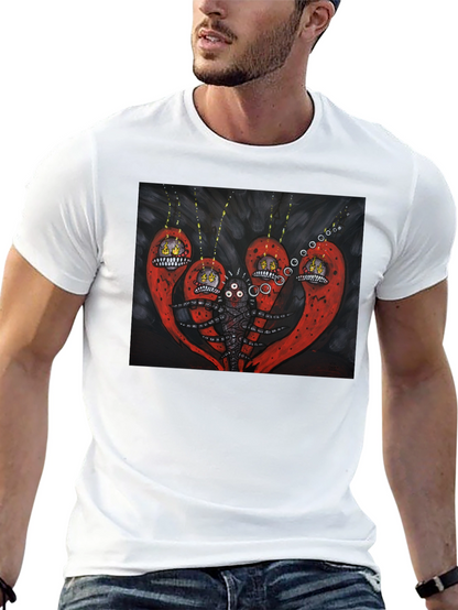 Surreal Creature Graphic Black T-Shirt