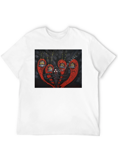 Surreal Creature Graphic Black T-Shirt