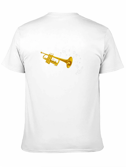 Trumpet Music Notes Graphic T-Shirt