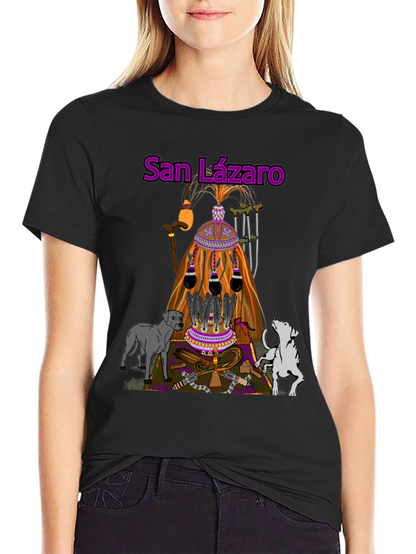 San Lázaro T-Shirt: Orisha Babalú Ayé Design