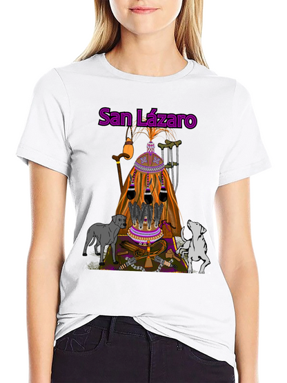 San Lázaro T-Shirt: Orisha Babalú Ayé Design
