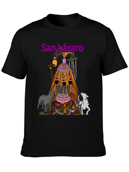 San Lázaro T-Shirt: Orisha Babalú Ayé Design