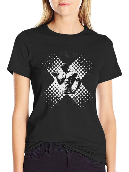 Workout Motivation Graphic Tee - Black