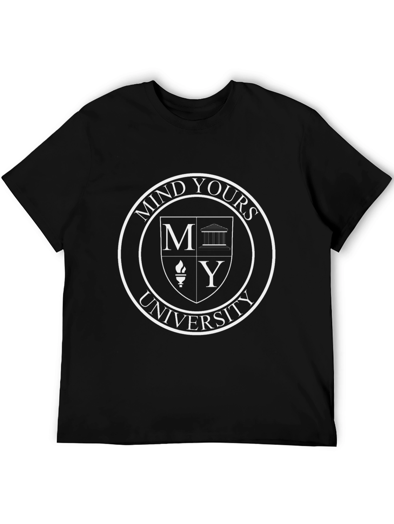 Mind Yours University Black T-Shirt