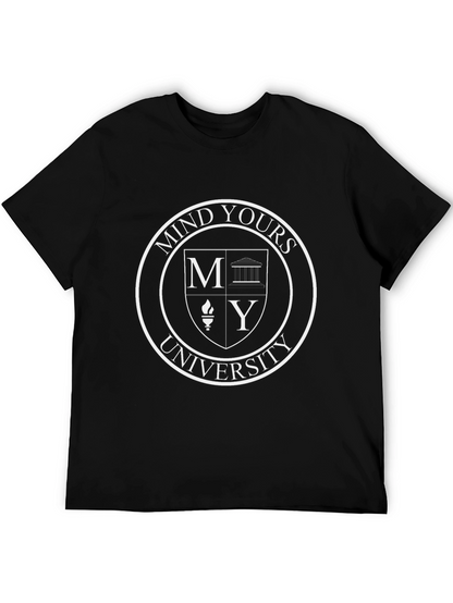 Mind Yours University Black T-Shirt