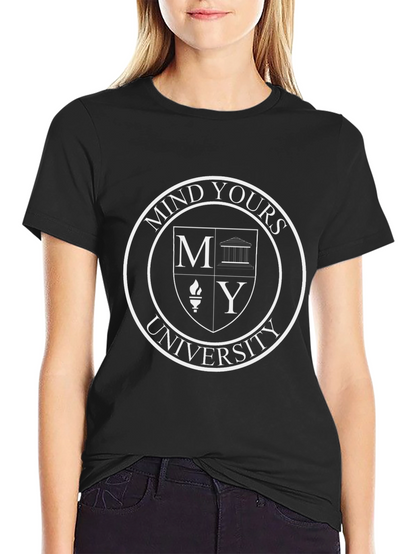 Mind Yours University Black T-Shirt