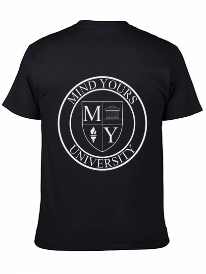 Mind Yours University Black T-Shirt