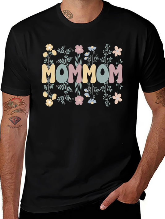 Floral MOMMOM Graphic Tee