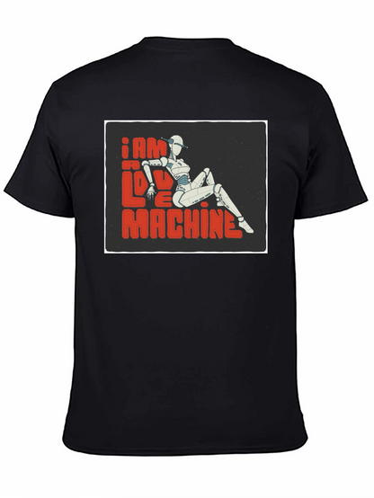 I am No Love Machine Robot Graphic Tee