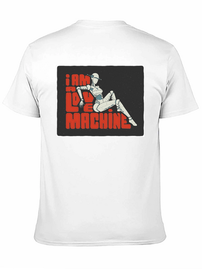 I am No Love Machine Robot Graphic Tee