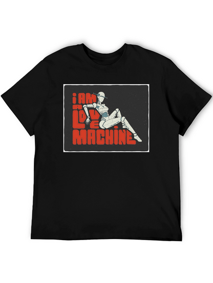I am No Love Machine Robot Graphic Tee