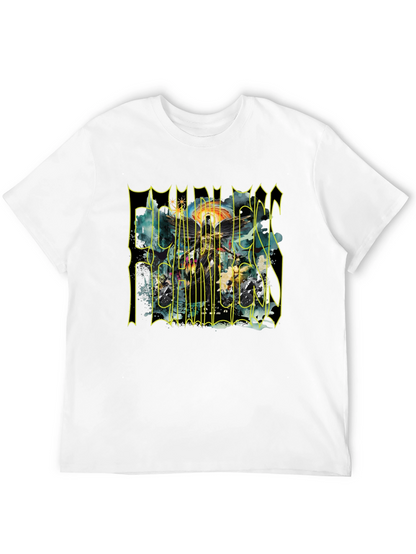 Fearless T-Shirt - Graphic Print Crew Neck Tee