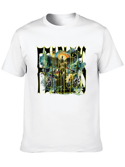 Fearless T-Shirt - Graphic Print Crew Neck Tee