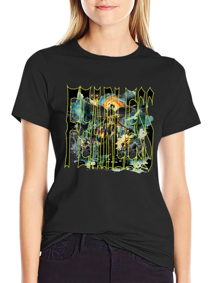 Fearless T-Shirt - Graphic Print Crew Neck Tee