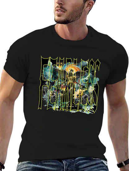 Fearless T-Shirt - Graphic Print Crew Neck Tee