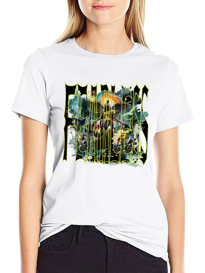 Fearless T-Shirt - Graphic Print Crew Neck Tee