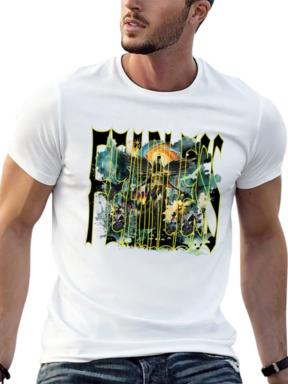 Fearless T-Shirt - Graphic Print Crew Neck Tee