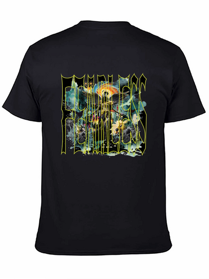Fearless T-Shirt - Graphic Print Crew Neck Tee