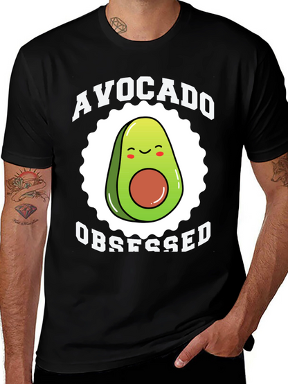 Avocado Obsessed Graphic Tee - Funny Fruit Lover Shirt