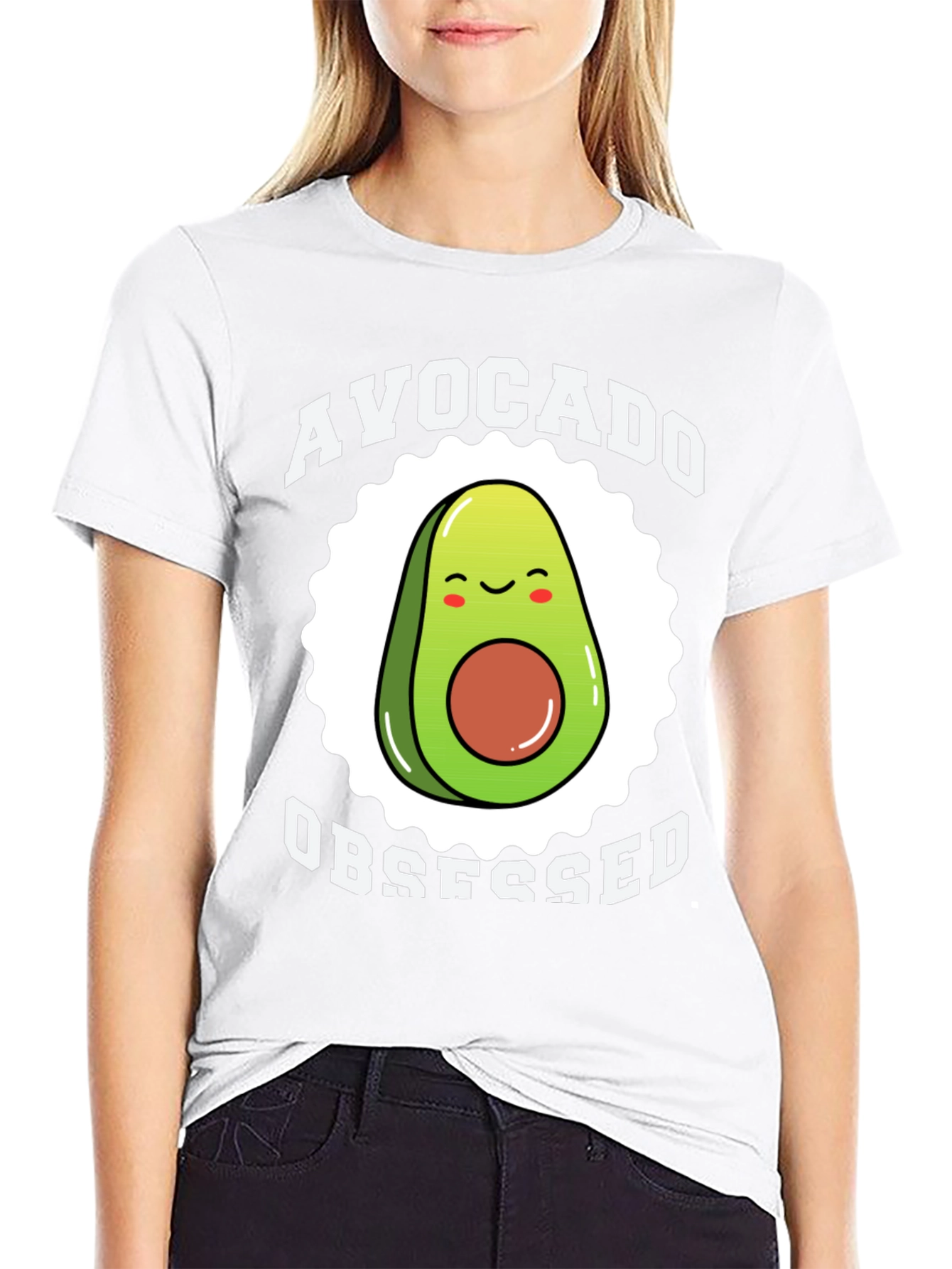 Avocado Obsessed Graphic Tee - Funny Fruit Lover Shirt