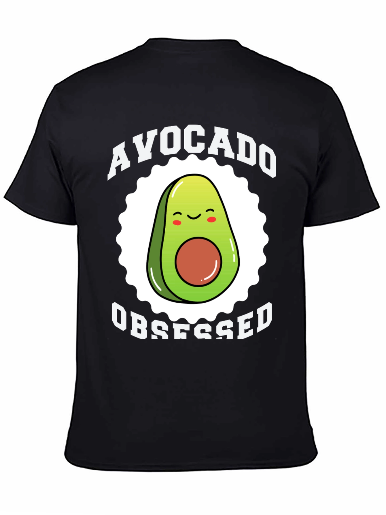 Avocado Obsessed Graphic Tee - Funny Fruit Lover Shirt