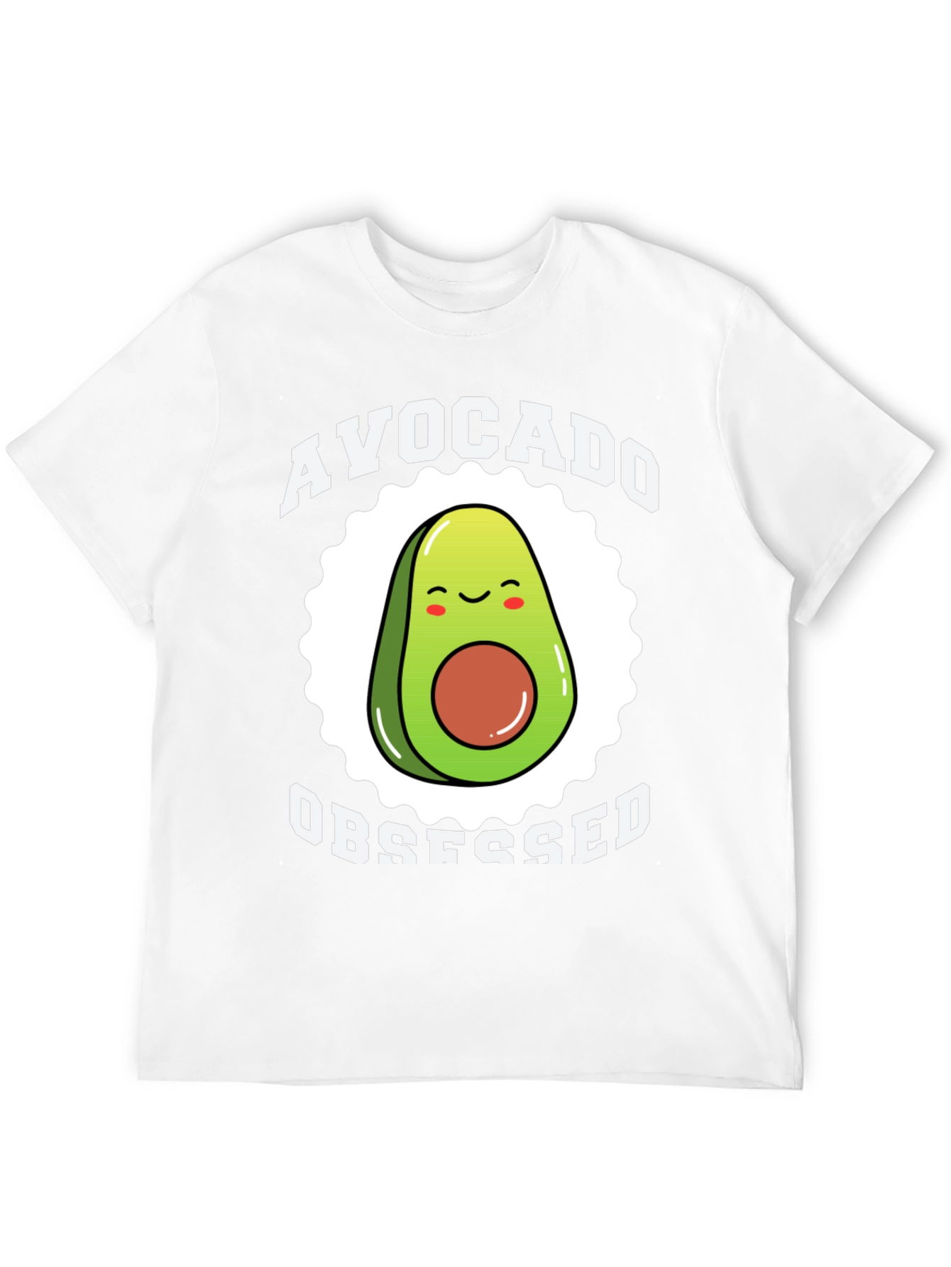 Avocado Obsessed Graphic Tee - Funny Fruit Lover Shirt