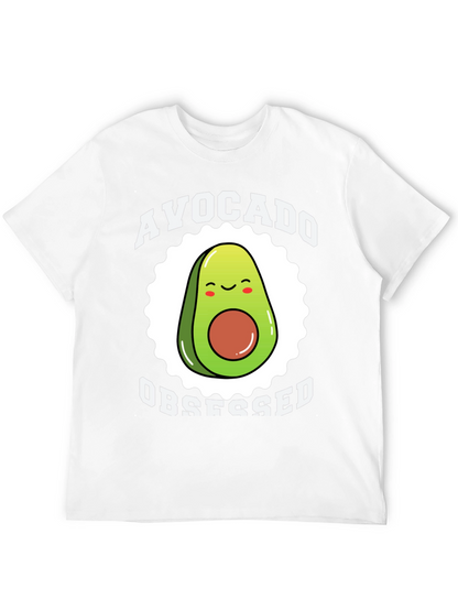 Avocado Obsessed Graphic Tee - Funny Fruit Lover Shirt