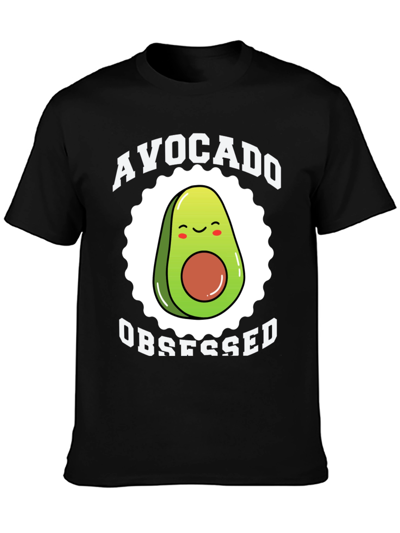Avocado Obsessed Graphic Tee - Funny Fruit Lover Shirt