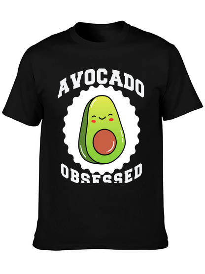 Avocado Obsessed Graphic Tee - Funny Fruit Lover Shirt
