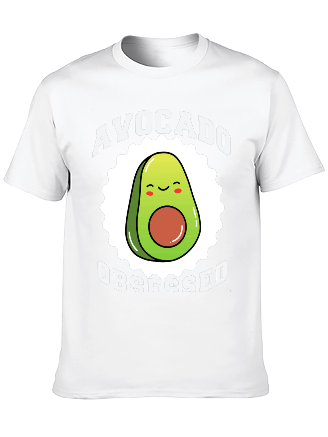 Avocado Obsessed Graphic Tee - Funny Fruit Lover Shirt