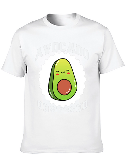 Avocado Obsessed Graphic Tee - Funny Fruit Lover Shirt