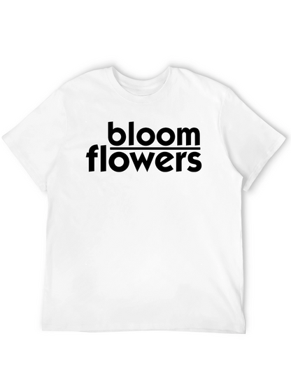 Bloom Flowers Graphic Tee - Soft Black T-Shirt