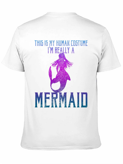 Mermaid Costume Graphic T-Shirt