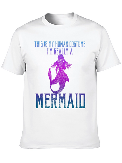 Mermaid Costume Graphic T-Shirt