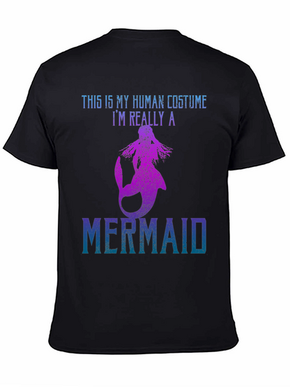 Mermaid Costume Graphic T-Shirt