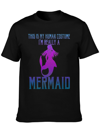 Mermaid Costume Graphic T-Shirt