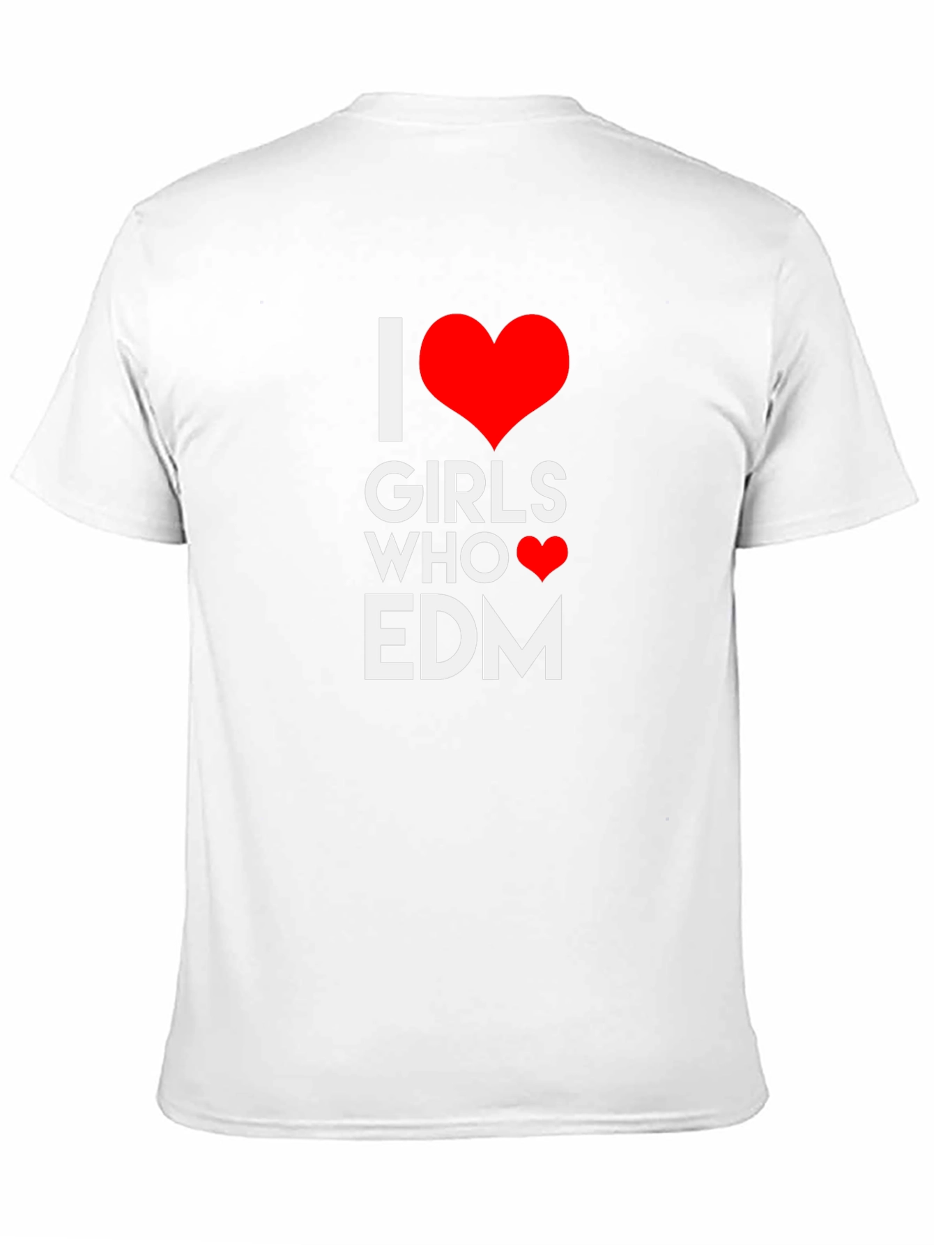 I Heart Girls Who EDM T-Shirt - Black
